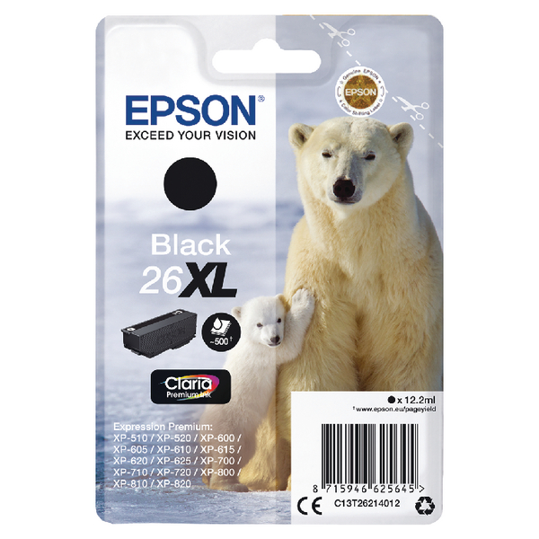 XP600/700/800 BLACK INK CART 12.2ML