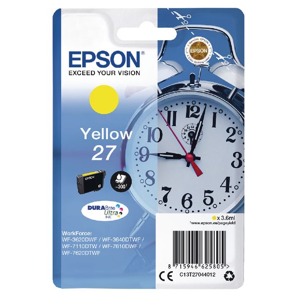 WF3620DWF/3640/7110 YELLOW INK CART