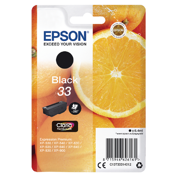 XP530/630/635/830 BLACK INK CARTRIDGE