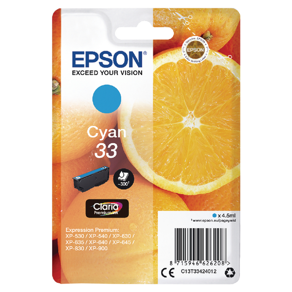 XP530/630/635/830 CYAN INK CARTRIDGE