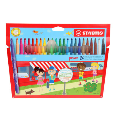 Power X-Long Lasting Felt Pens PK24