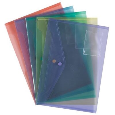 ValueX Popper Wallet Assorted Cols PK5