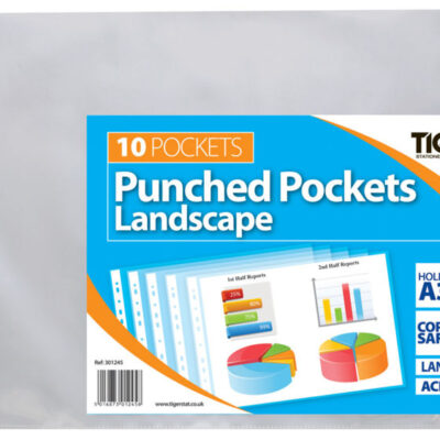 Tiger A3 Punched Pockets L/scape PK10
