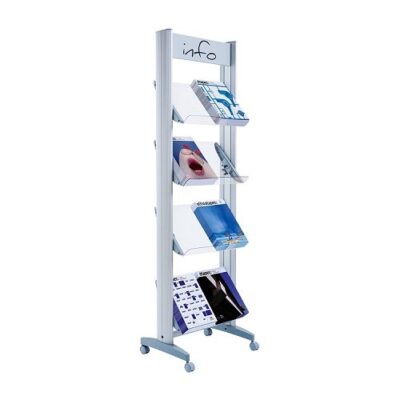 Mobile Display Plexiglass Shelves