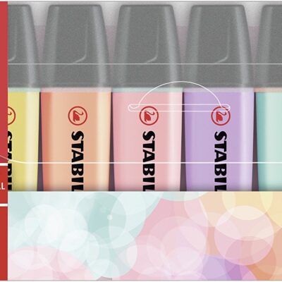 BOSS Pastel Highlighter Assrtd PK6
