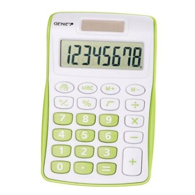 Genie 120B Pocket Calculator Green
