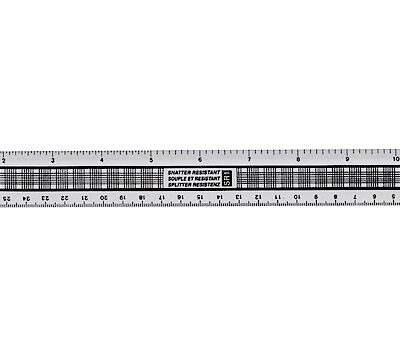 ValueX Ruler 30cm Shatter Resist Single