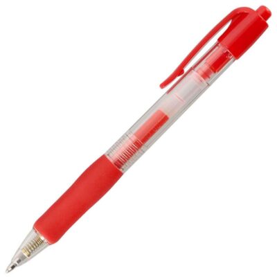 ValueX Retractable Gel Rball Red PK10