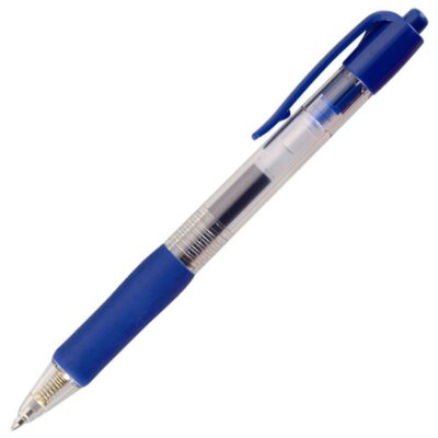 ValueX Retractable Gel Rball Blue PK10