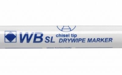 ValueX Drywipe Chisel Blue PK10