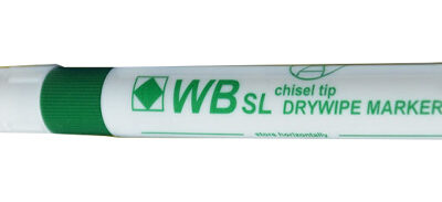 ValueX Drywipe Chisel Green PK10