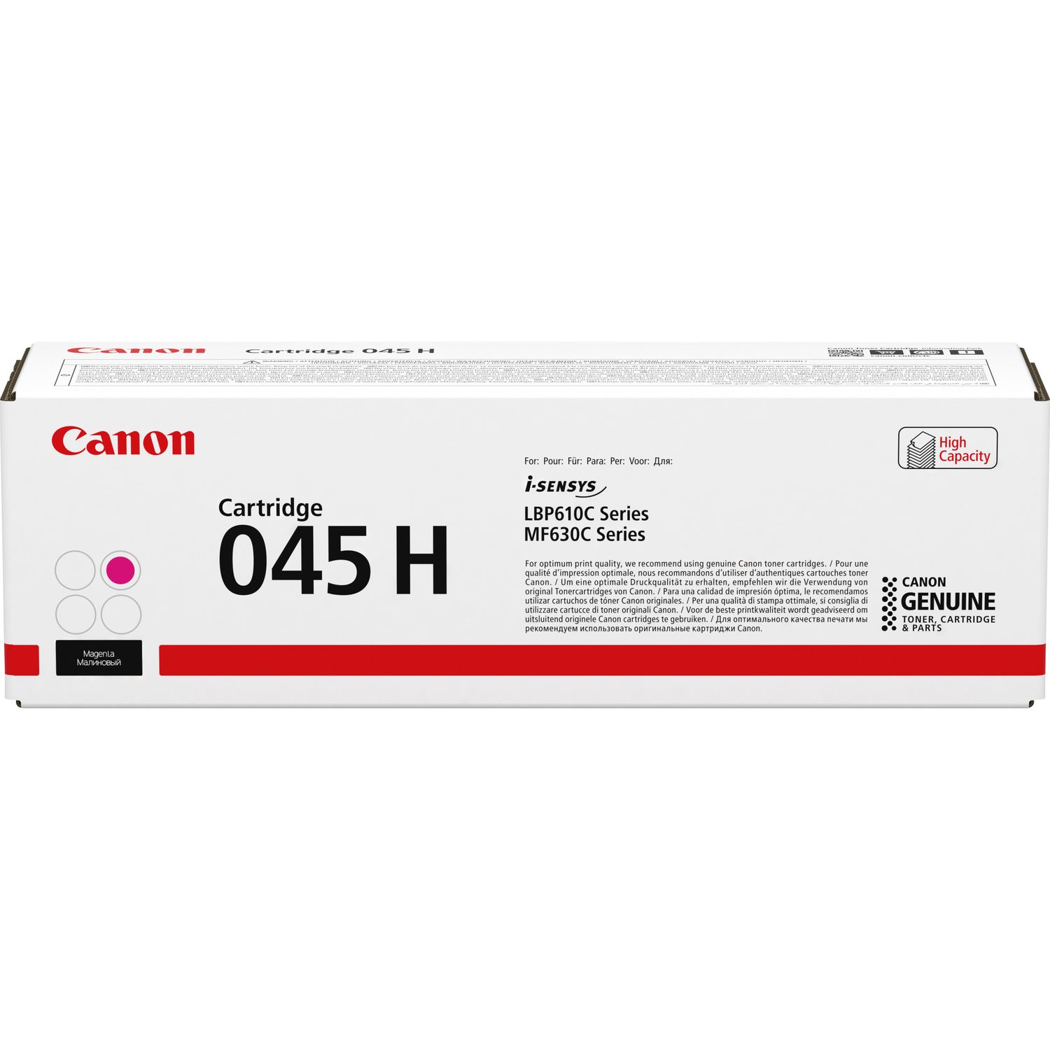 Canon 1244C002 045H Magenta Toner 2.2K