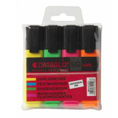 ValueX Highlighter Chisel Assorted PK 4