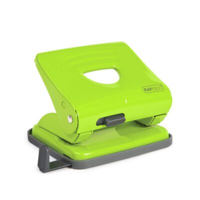 Rapesco 825 2-Hole Punch Green