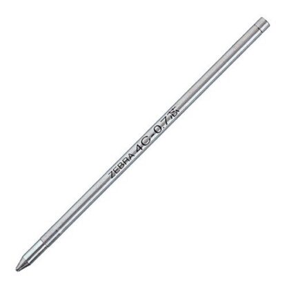 Zebra Ink Refill 0.7mm BK PK2