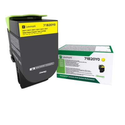 CS/X317 YELLOW RTN PROG TONER CART 2.3K