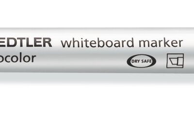 Whiteboard Marker Black Chisel PK10