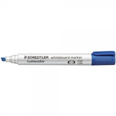 Whiteboard Marker Blue Chisel PK10