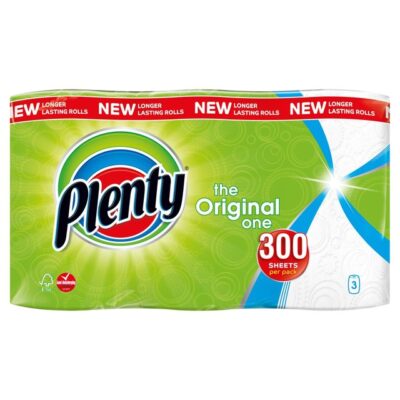Plenty Kitchen Roll WT PK3 100 sht