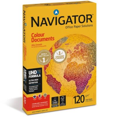 Navigator Col Docs 120g A4 BX8 reams