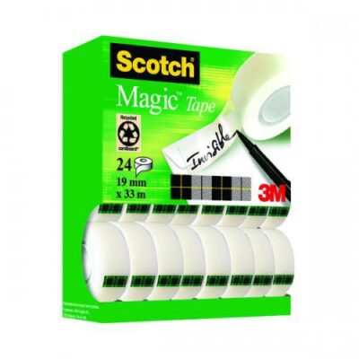 Scotch Magic Tape 19mmx33m Val PK24