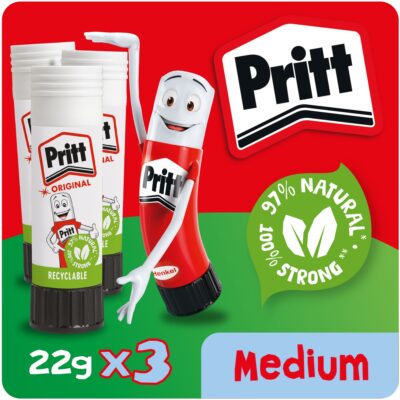 Pritt Original Glue Stick 22g PK3