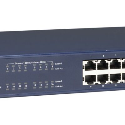 16 Port Unmanaged Rackmount GbE Switch