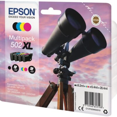 EPSON 502XL PACK OF 4 INK CART
