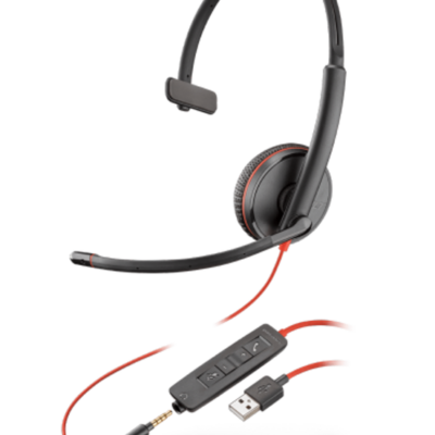 Blackwire 3215 USB A Wired Mono Headset
