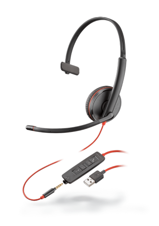 Blackwire 3215 USB A Wired Mono Headset