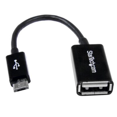 4in Micro USB to USB OTG Host Adapter MF