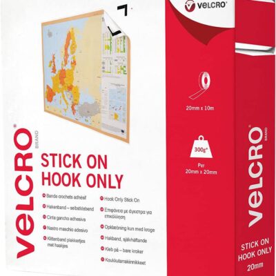 Velcro Hook Only 20mmx10m White