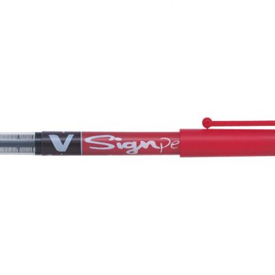 V Sign Liquid Ink Pen RD PK12