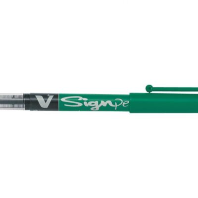 V Sign Liquid Ink Pen GRN PK12