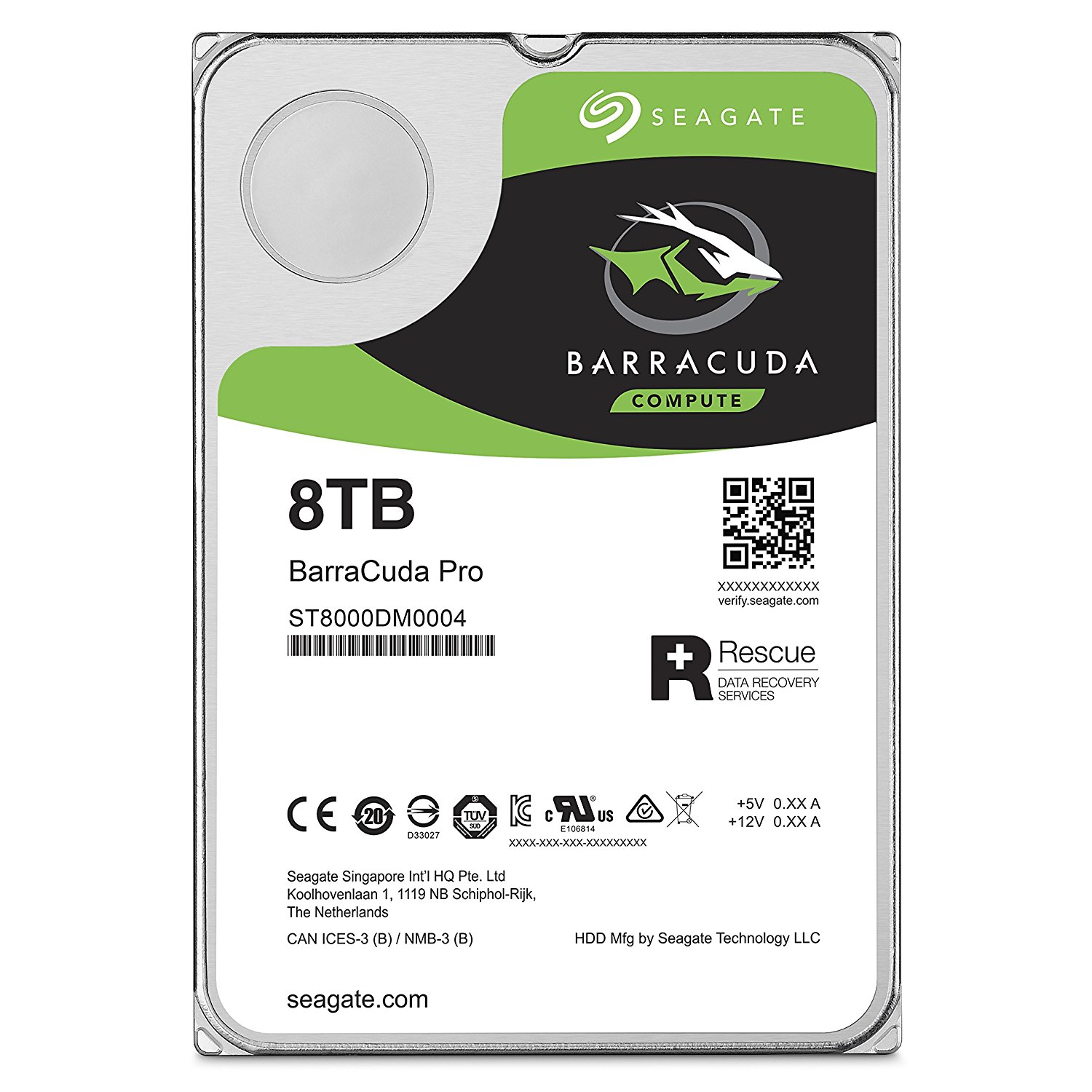 8TB Int BarraCuda 72 SATA 3.5