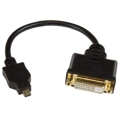 Micro HDMI to DVI D adapter