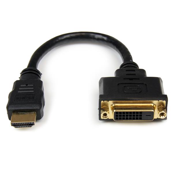 8in HDMI to DVI D Adapter