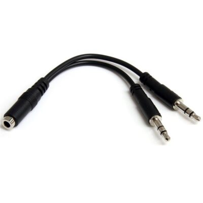 3.5mm 4 Pin to 2x 3 Pin 3.5mm