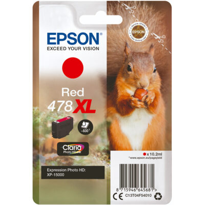 HD XP15000 RED 478XL PHOT HD INK 10.2ML