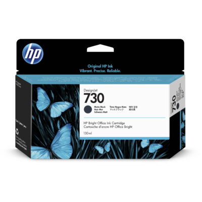 HP P2V65A NO 730 130ml Matte Black Ink