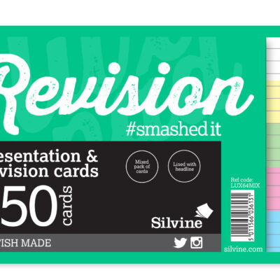 Silvine 6x4 Record Cards Asst PK150