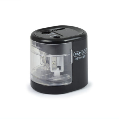 Rapesco Auto USB Pncil Sharpener BK