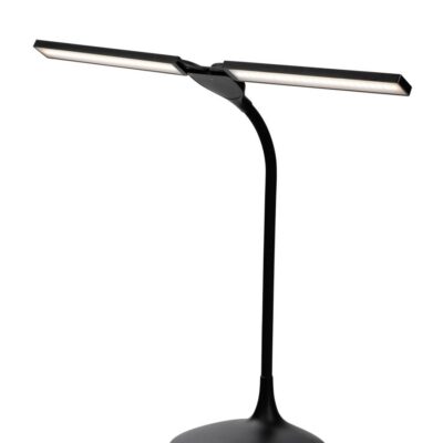 Alba Nomad Two Head LED Desk Lamp Black