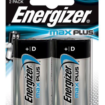 Energizer Max Plus D PK2