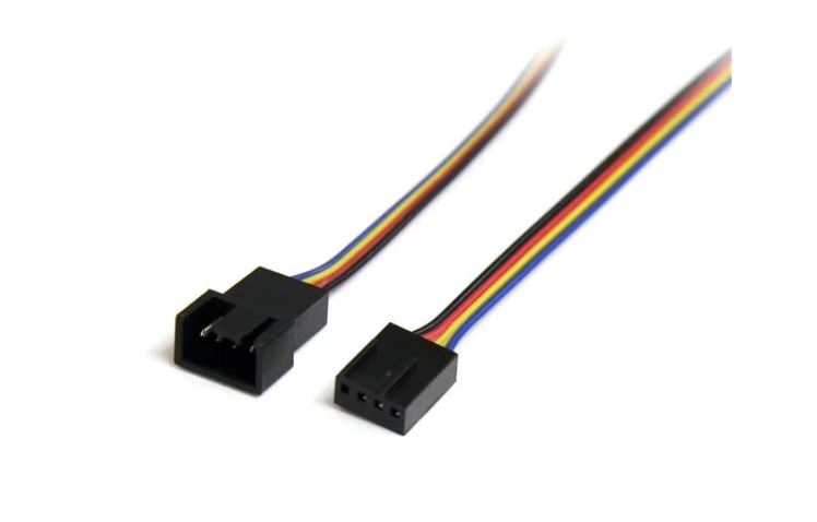 12in 4 Pin Fan Power Extension Cable