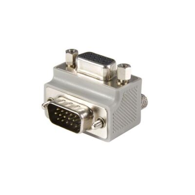 Right Angle VGA to VGA Cable Adapter