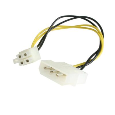 6in LP4 to P4 Auxiliary Power Adapter