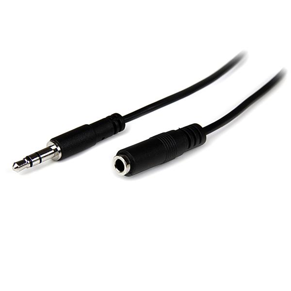 1m Slim 3.5mm Extension Audio Cable