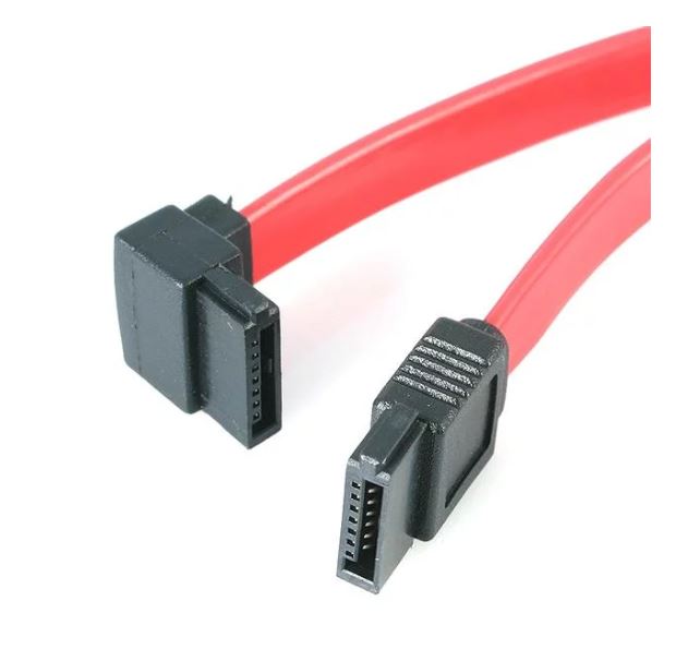 12in SATA to Left Angle SATA Cable