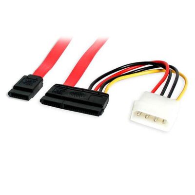 18in SATA Data Cable with LP4 Adapter